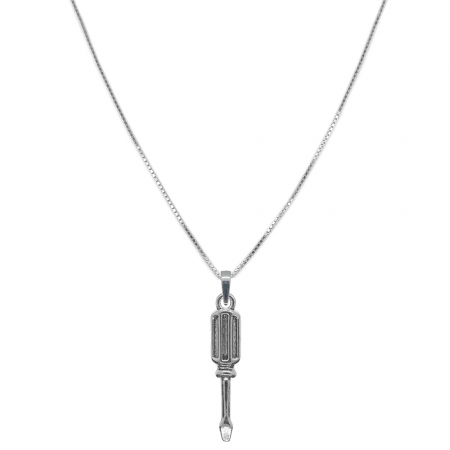 Constructor - Lantisor argint personalizat pandantiv Surubelnita 9368VEN490 Dras