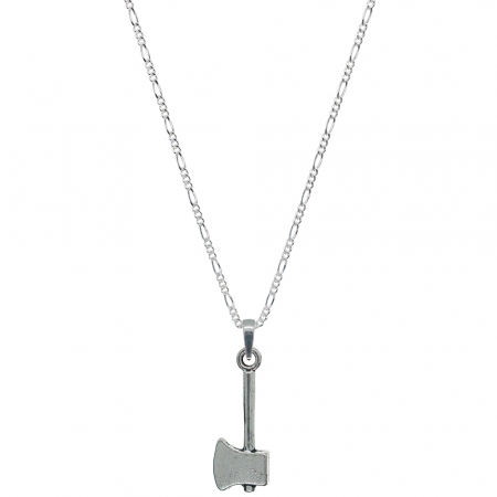 Padurar - Lantisor argint personalizat pandantiv Topor 9373FIG31410 Dras