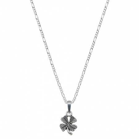 Lantisoare din argint cu talismane: - Lantisor argint personalizat pandantiv Trifoi 9730FIG31390 Dras