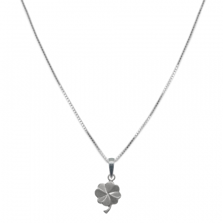 Cu trifoi - Lantisor argint personalizat pandantiv Trifoi 9849VEN310 Dras