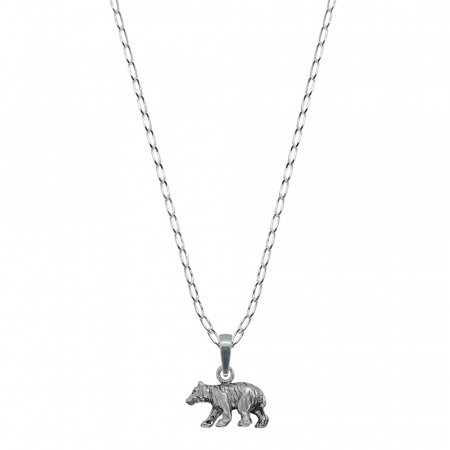 Lantisoare din argint cu animale: - Lantisor argint personalizat pandantiv Urs 9710FIG01430 Dras