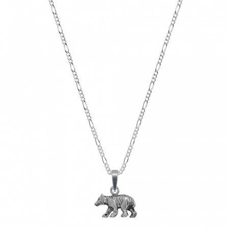 Lantisoare din argint cu animale: - Lantisor argint personalizat pandantiv Urs 9710FIG31480 Dras