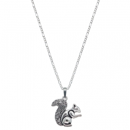 Lantisoare din argint cu animale: - Lantisor argint personalizat pandantiv Veverita 9699FIG31600 Dras