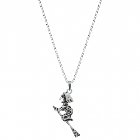 Cu vrajitoare - Lantisor argint personalizat pandantiv Vrajitoare 6739FIG31500 Dras