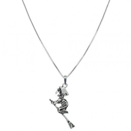 Cu vrajitoare - Lantisor argint personalizat pandantiv Vrajitoare 6739VEN480 Dras