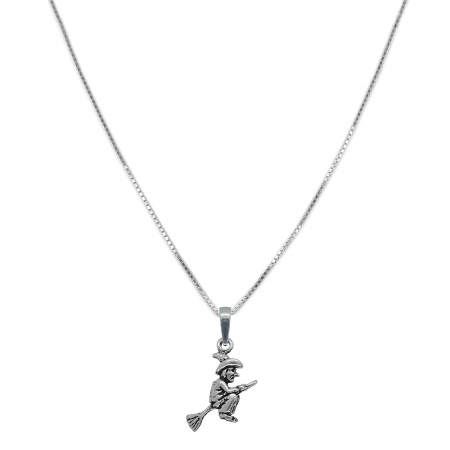 Cu vrajitoare - Lantisor argint personalizat pandantiv Vrajitoare 9579VEN350 Dras
