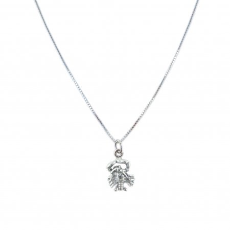 Lantisoare din argint cu zodiace: - Lantisor argint personalizat pandantiv zodie Rac zodiac european argint 9246VEN255 Dras