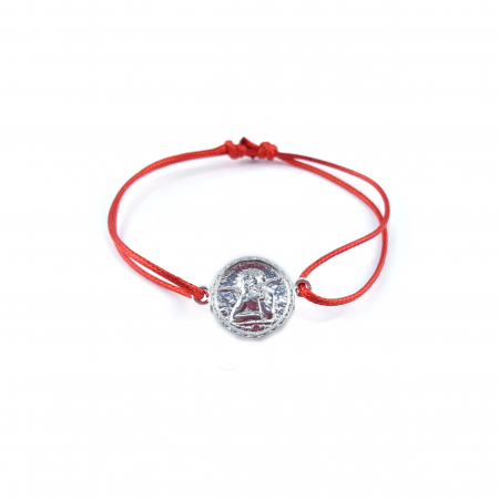 Bratari - Martisor Bratara snur rosu personalizata medalion Ingeras argint 4357120 Dras