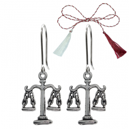 Cercei - Martisor Cercei argint Balanta 9643650 Dras
