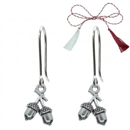 Cercei - Martisor Cercei argint Doua ghinde 9718370 Dras