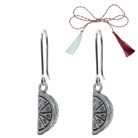 Cercei - Martisor Cercei argint Felie lamaie 9724610 Dras