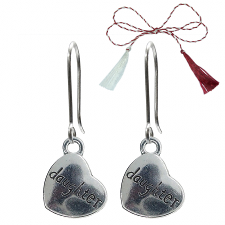 Cercei - Martisor Cercei argint Inimioara daughter 9594710 Dras