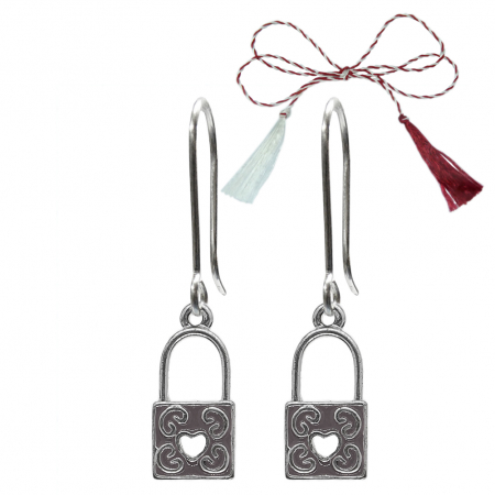 Cercei - Martisor Cercei argint Lacat 9581410 Dras