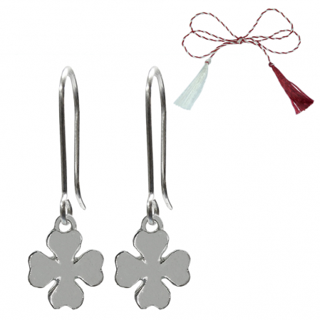 Cercei - Martisor Cercei argint Trifoi 10077250 Dras