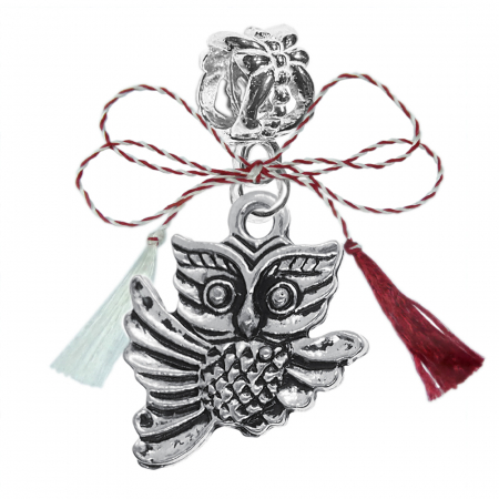 Charmuri - Martisor Charm argint Bufnita 9700410 Dras