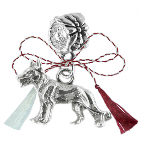 Charmuri - Martisor Charm argint Caine Ciobanesc German 6026290 Dras