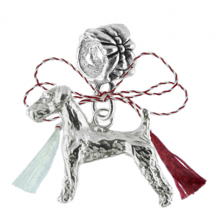 Charmuri - Martisor Charm argint Caine Fox Terrier 6055320 Dras