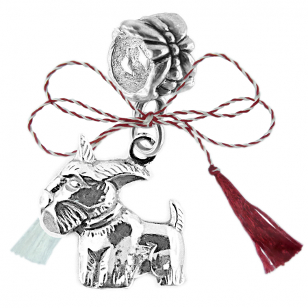 Charmuri - Martisor Charm argint Caine Schnautzer 6053210 Dras