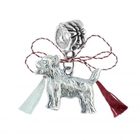 Charmuri - Martisor Charm argint Caine Yorkshire 6052400 Dras