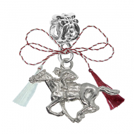 Charmuri - Martisor Charm argint Cal jocheu 8462560 Dras