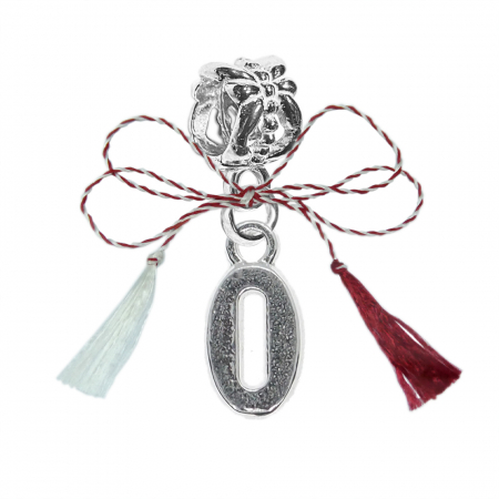 Charmuri - Martisor Charm argint Cifra 0 9530225 Dras