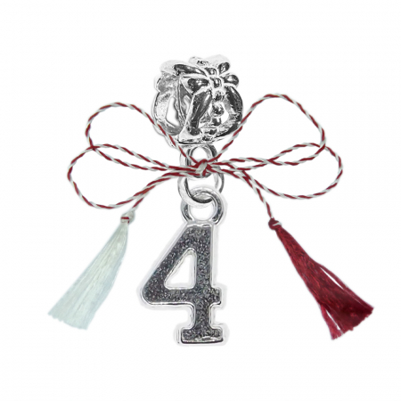 Charmuri - Martisor Charm argint Cifra 4 9524225 Dras