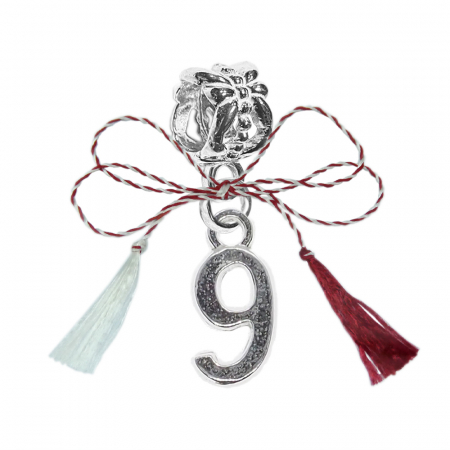 Charmuri - Martisor Charm argint Cifra 9 9529225 Dras