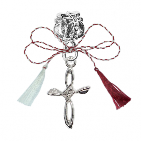 Charmuri - Martisor Charm argint cruciulita 4240200 Dras