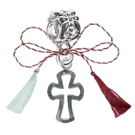 Charmuri - Martisor Charm argint cruciulita 4521200 Dras