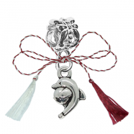 Charmuri - Martisor Charm argint Delfin cu minge 9875280 Dras
