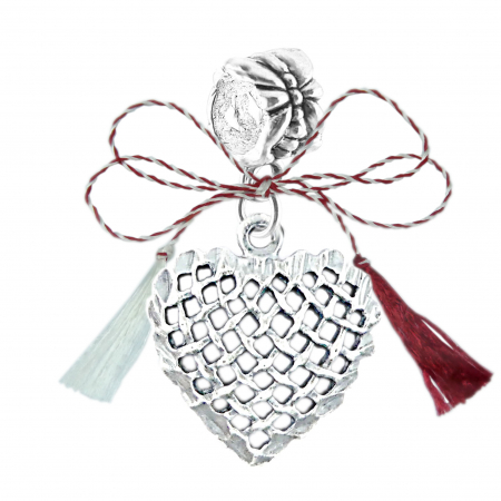 Charmuri - Martisor Charm argint Inimioara 4390280 Dras