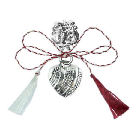 Charmuri - Martisor Charm argint Inimioara 6030195 Dras