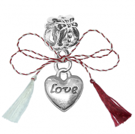Charmuri - Martisor Charm argint Inimioara 9403200 Dras
