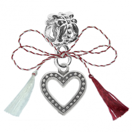 Charmuri - Martisor Charm argint Inimioara 9565230 Dras