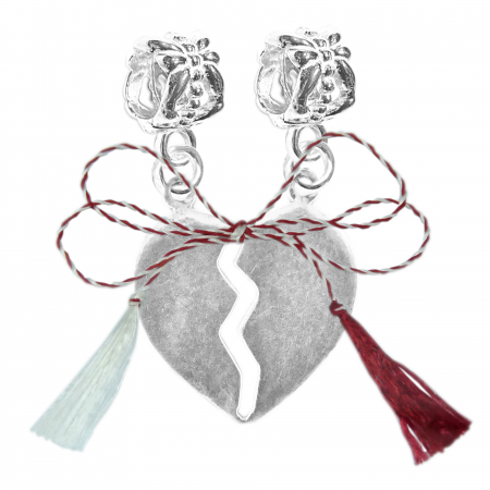 Charmuri - Martisor Charm argint Inimioara rupta 6047270 Dras