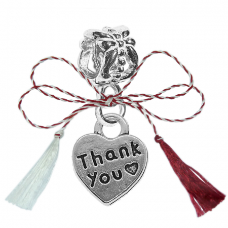 Charmuri - Martisor Charm argint Inimioara thank you 9574240 Dras