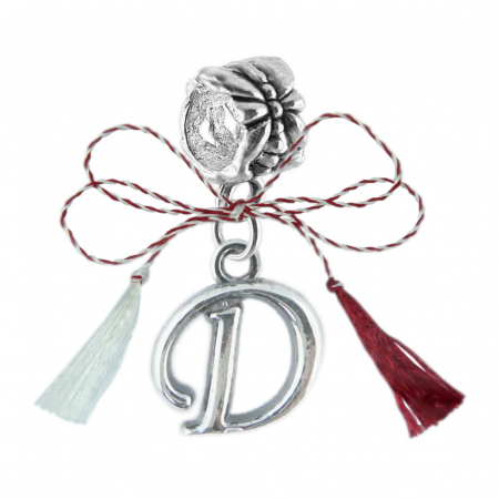 Charmuri - Martisor Charm argint Litera D 9216175 Dras