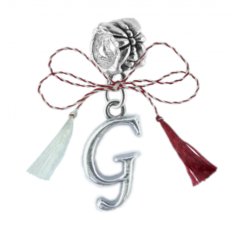 Charmuri - Martisor Charm argint Litera G 9219160 Dras