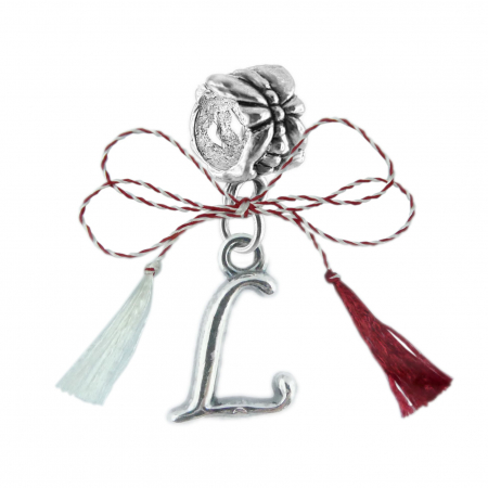 Charmuri - Martisor Charm argint Litera L 9224140 Dras