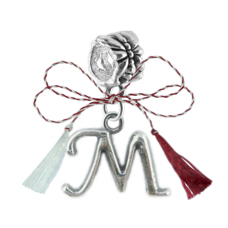 Charmuri - Martisor Charm argint Litera M 9256190 Dras