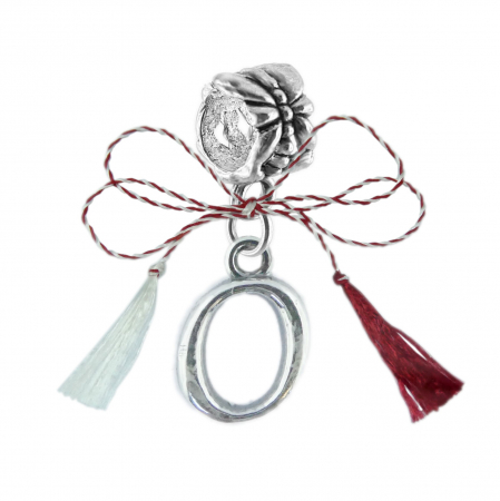 Charmuri - Martisor Charm argint Litera O 9226150 Dras
