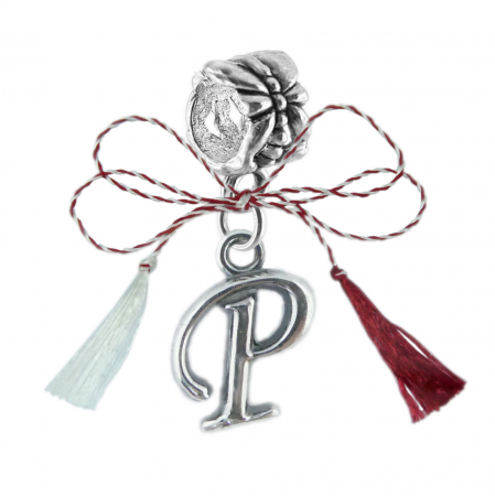 Charmuri - Martisor Charm argint Litera P 9227150 Dras