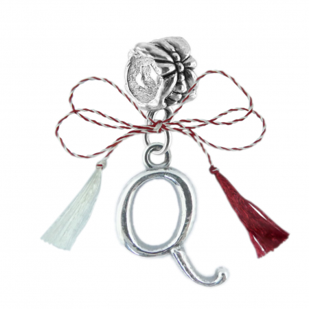 Charmuri - Martisor Charm argint Litera Q 9228170 Dras