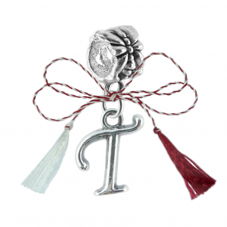 Charmuri - Martisor Charm argint Litera T 9230140 Dras