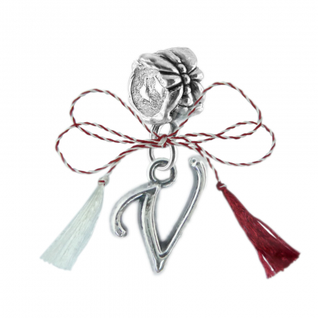 Charmuri - Martisor Charm argint Litera V 9231145 Dras