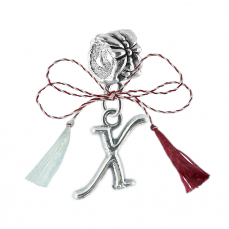 Charmuri - Martisor Charm argint Litera X 9233145 Dras