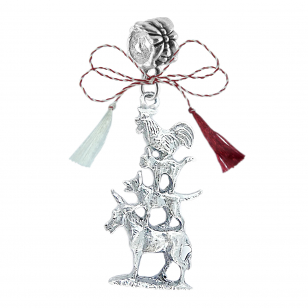 Charmuri - Martisor Charm argint Muzicantii Bremen 6057465 Dras