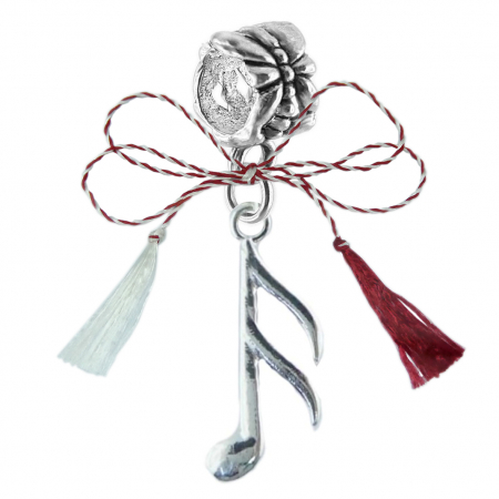 Charmuri - Martisor Charm argint Nota muzicala 6586220 Dras