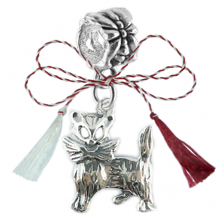 Charmuri - Martisor Charm argint Pisica 6211175 Dras