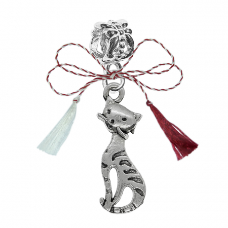 Charmuri - Martisor Charm argint Pisica 9678220 Dras